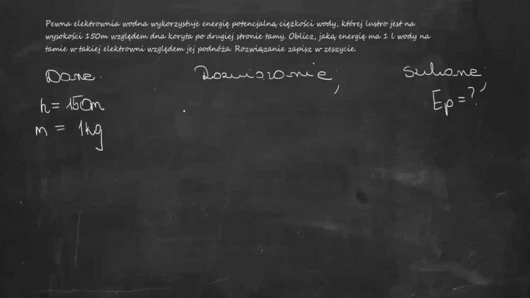 Jak pewna elektrownia wodna wykorzystuje energię potencjalną do produkcji energii